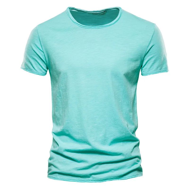 Herren Baumwoll T-Shirt Sommer Atmungsaktiv - Image 10