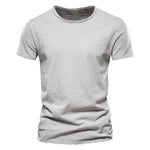 Herre bomuld T-shirt sommer åndbar