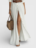 Damen Hemdblusenkleid Maxi Knopfleiste Sommer - Image 5