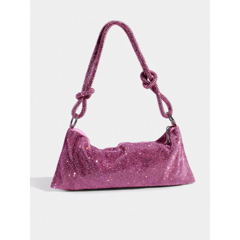 Damen Glitzer Clutch Strass Abendtasche - Image 11