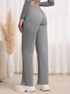 Schlupfhose Damen gerade geschnitten Gummibund bequem - Image 16