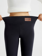 Damen Fleece Leggings High Waist Gefüttert Warm Winter - Image 8