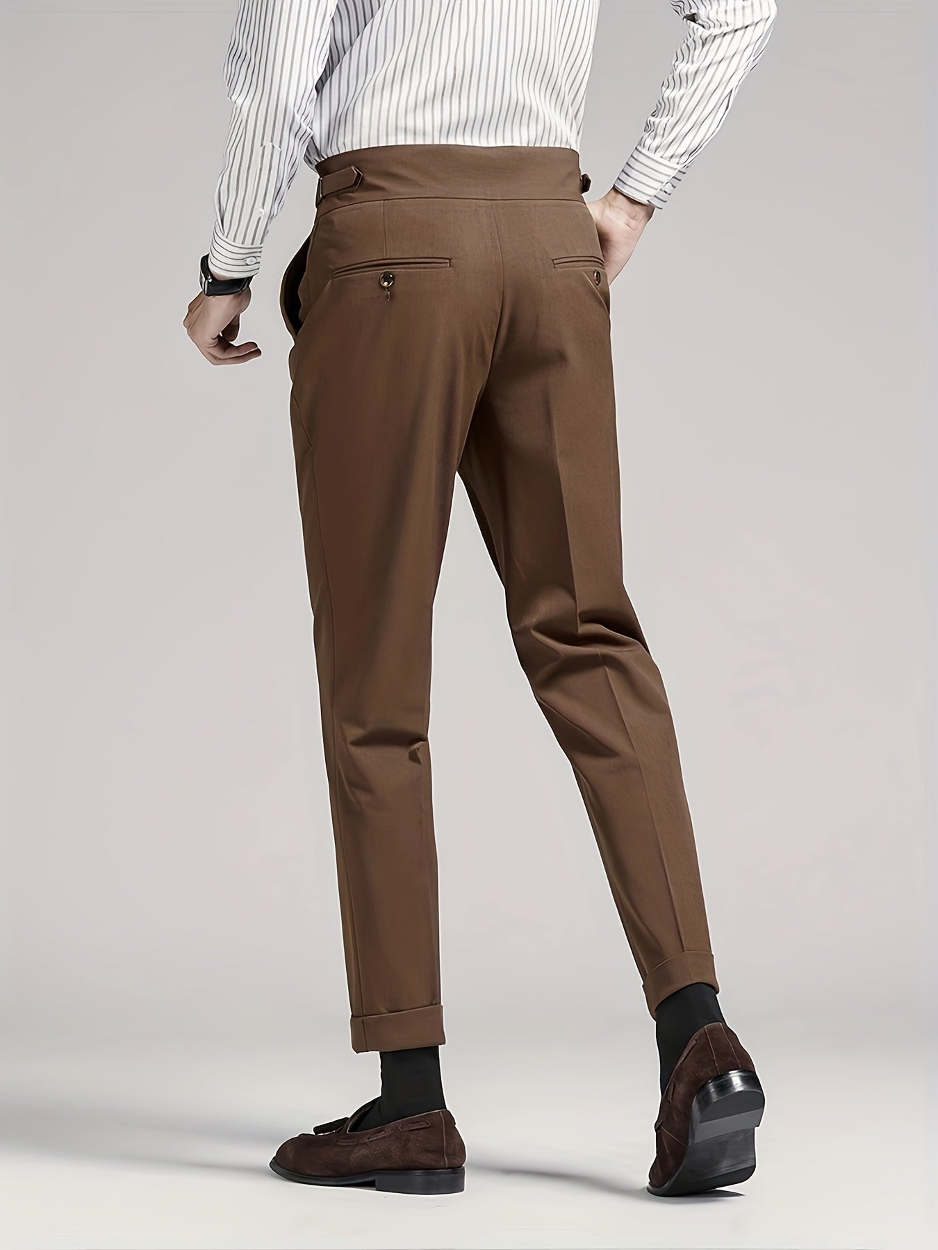 Herren Bundfaltenhose Maßgeschneidert Elegant - Image 14