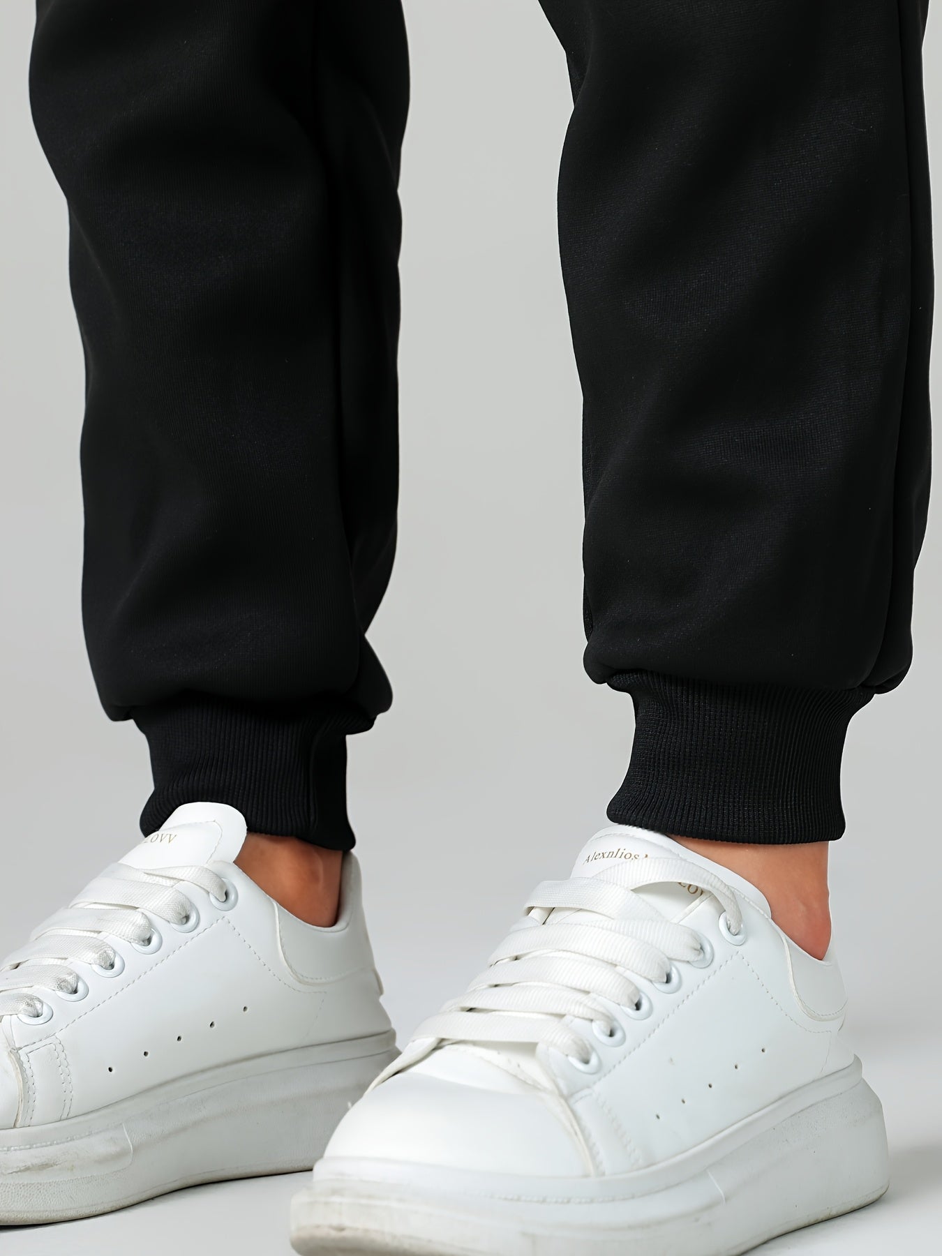 Damen Gefütterte Jogginghose mit Bündchen Winter Kuschelig - Image 8