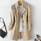 Damen Trenchcoat Klassisch - Image 4