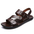 Herren Leder Sandalen Bequem mit Dämpfung