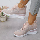 Damen Orthopädische Sneaker Strasssteinen Glitzer - Image 3