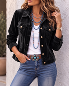 Damen Samt Mantel Vintage - Image 3