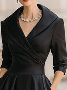 Damen Elegantes Midikleid Vintage Festlich