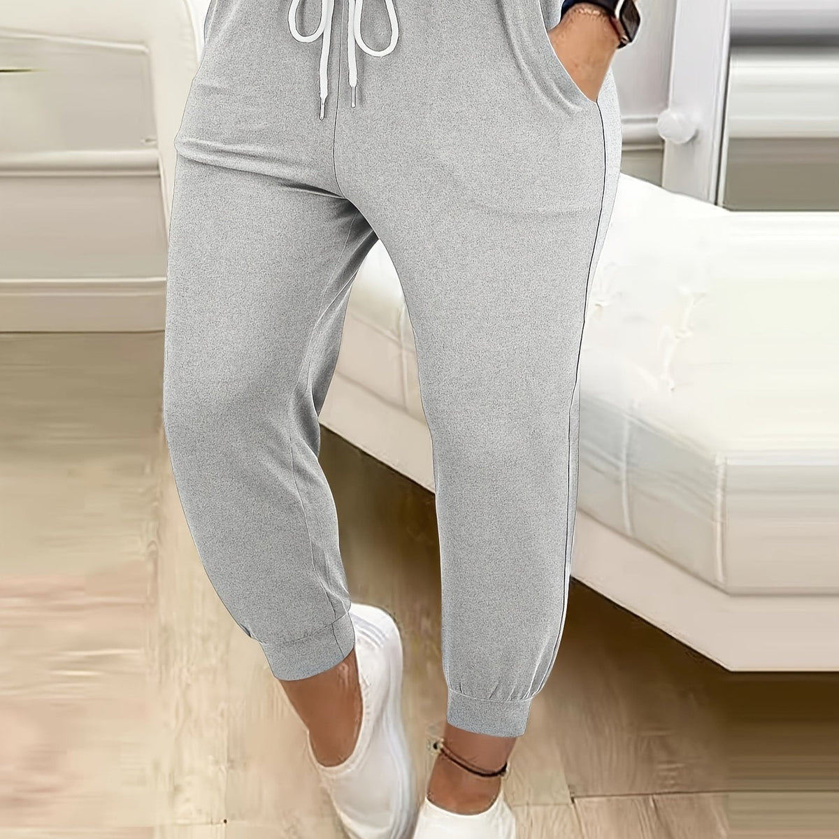 Damen Tapered Jogginghose Relaxed Fit - Image 5