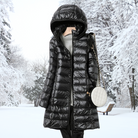 Damen Leichte Jacke Abnehmbare Kapuze - Image 4