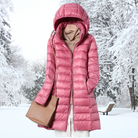 Damen Leichte Jacke Abnehmbare Kapuze - Image 6