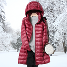 Damen Leichte Jacke Abnehmbare Kapuze - Image 8