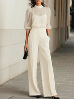 Women's Jumpsuit Elegant Wide Leg Festive