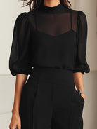 Damen Jumpsuit Elegant Weites Bein Festlich - Image 6
