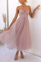 Damen fließendes Midikleid Hochzeitsgast festlich - Image 12