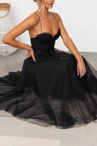 Damen fließendes Midikleid Hochzeitsgast festlich - Image 7
