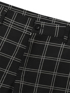 Herren Slim Fit Karierte Hose - Image 5