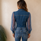 Damen Denim Bluse - Image 2