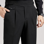 Herren Faltenhosenanzug Maßgeschneidert Hose

Wait, let me reconsider properly.

Herren Bundfaltenhose Maßgeschneidert

Rethinking with proper German shopping terms:

**Herren Bundfalten Hose Tailored**

Final answer:

Herren Bundfaltenhose Slim Fit