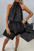 Damen Halterneck Minikleid - Image 5