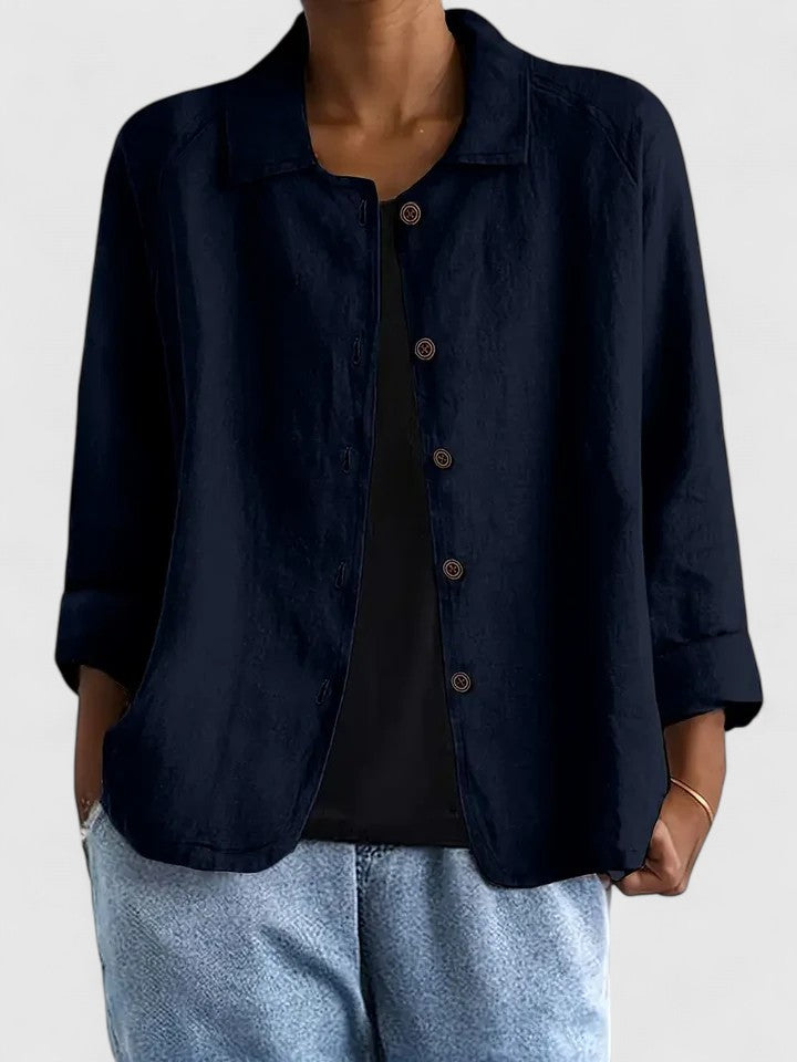 Damen Oberteil Elegant Locker Übergangszeit - Image 13