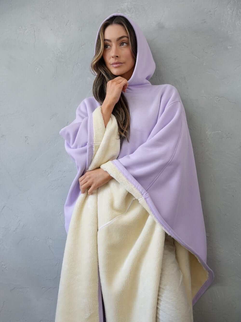 Damen Gewichteter Hoodie Oversized Kapuzenpullover Anti-Stress - Image 9