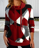 Sweat à capuche color block pour homme et femme, design color block