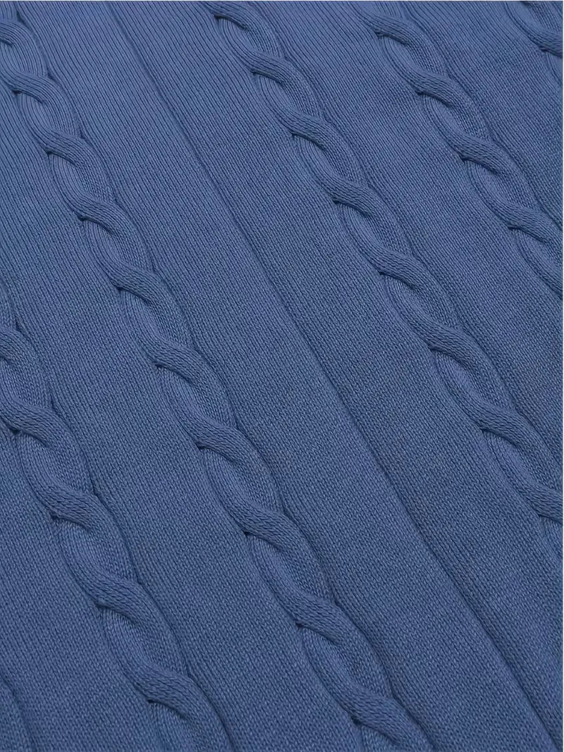 Herren Strick V-Ausschnitt Weste - Image 4