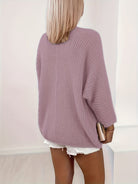 Damen Oversized Grobstrick Cardigan - Image 7