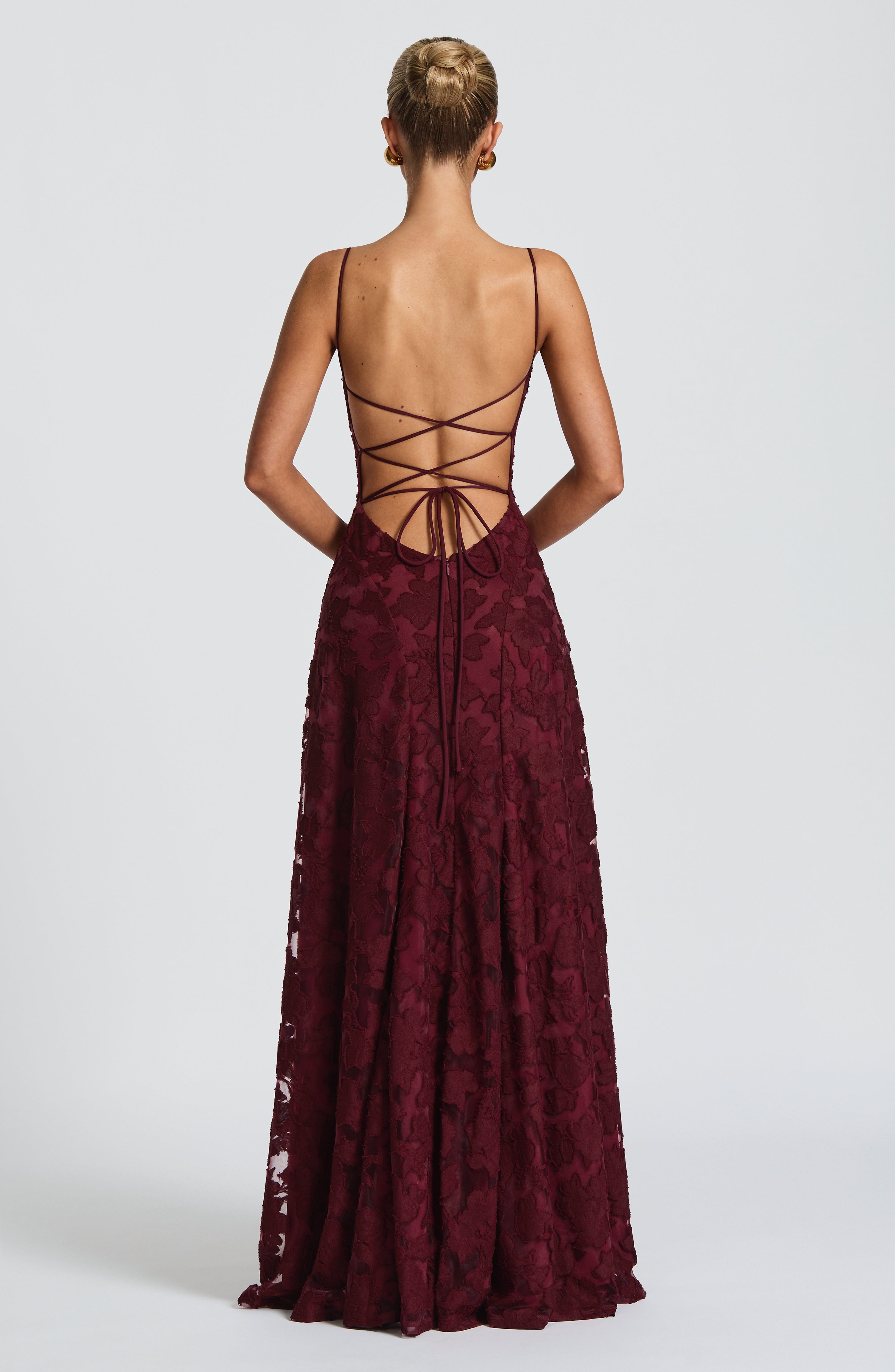 Damen Besticktes Maxi Abendkleid Elegant Lang - Image 13
