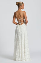 Damen Besticktes Maxi Abendkleid Elegant Lang - Image 6