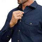 Herren Overshirt Hemdjacke Robust Vielseitig - Image 6