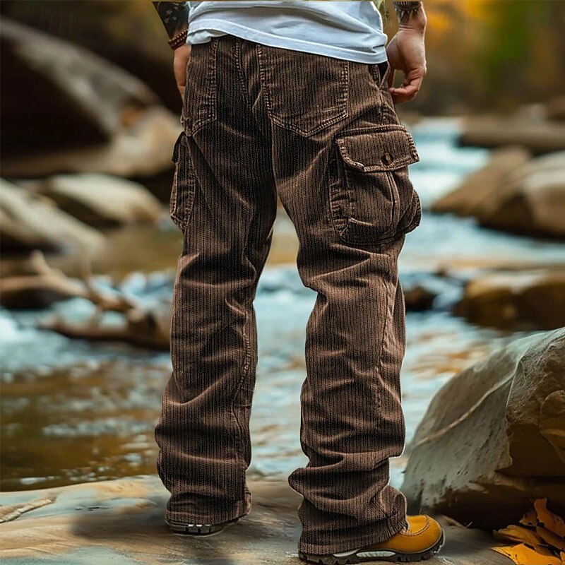 Herren lockere Cargohose mit Gummibund - Image 2