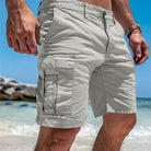 Herren Cargohose Slim Fit Leichte Sommerhose Elegant