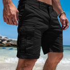 Herren Cargohose Slim Fit Leichte Sommerhose Elegant - Image 4