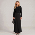 Women Flowy Wide Leg Maxi Skirt - Image 2