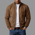Herren Bomberjacke Wildlederoptik - Image 5