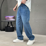 Anders – Herren Locker Geschnittene Straight Fit Denim Jeans