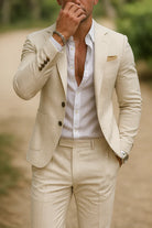 Men's Two Piece Slim Fit Suit Set - Image 5