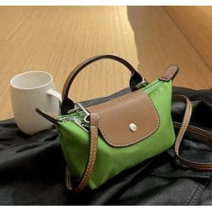 Damen Mini Crossbody Bag Kleine Umhängetasche Zweifarbig - Image 6