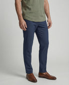 Men's Linen Band Collar Short Sleeve Shirt - Image 4