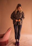 Damen Leopardenjacke Animal-Print - Image 8