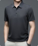 Paolo - Struktur Kurzarm Poloshirt mit Knopfleiste für Herren