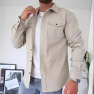 Herren Overshirt Hemdjacke mit Brusttaschen - Image 2
