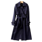 Damen Langer Trenchcoat Klassisch - Image 4