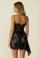 Damen Spitzenkorsett Minikleid figurebetont kurz - Image 3