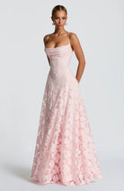 Damen Blumen Maxikleid Träger - Image 2
