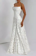 Damen Blumen Maxikleid Träger - Image 8