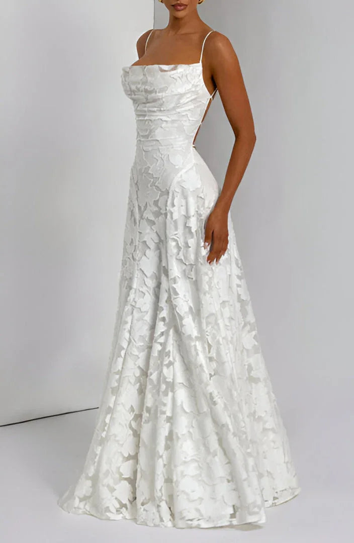 Damen Blumen Maxikleid Träger - Image 8